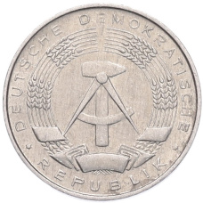 Монета 1 пфенниг 1975 года Восточная Германия (ГДР) (реверс)