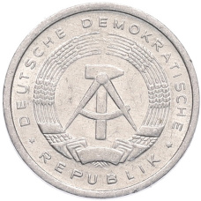 Монета 1 пфенниг 1983 года Восточная Германия (ГДР) (реверс)