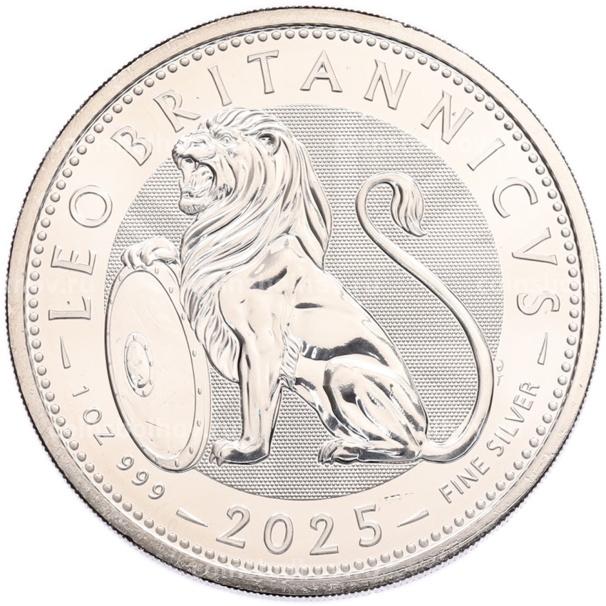 Монета 2 фунта 2025 года Великобритания «Британский Лев»