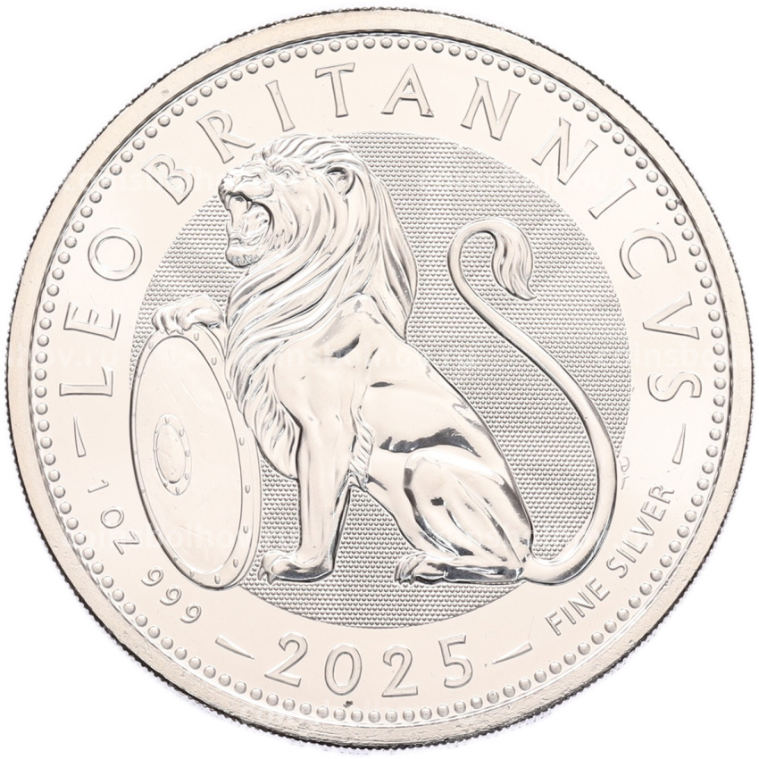 Монета 2 фунта 2025 года Великобритания «Британский Лев»
