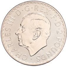 Монета 2 фунта 2025 года Великобритания «Британия» (реверс)