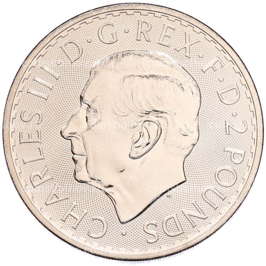 Монета 2 фунта 2025 года Великобритания «Британия» (вид 2)