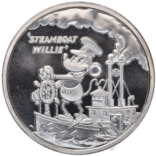 Монета 50 центов 2024 года Фиджи «Пароходик Вилли» (аверс)