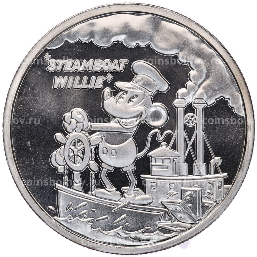 Монета 50 центов 2024 года Фиджи «Пароходик Вилли»