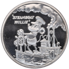 Монета 50 центов 2024 года Фиджи «Пароходик Вилли» (аверс)