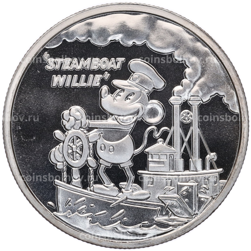 Монета 50 центов 2024 года Фиджи «Пароходик Вилли»