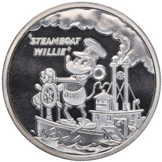 Монета 50 центов 2024 года Фиджи «Пароходик Вилли» (аверс)