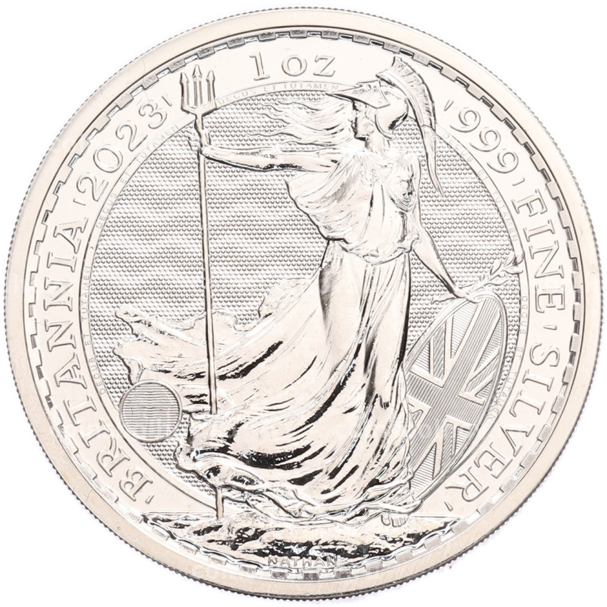 Монета 2 фунта 2023 года Великобритания «Британия» (Портрет Карла III с короной)