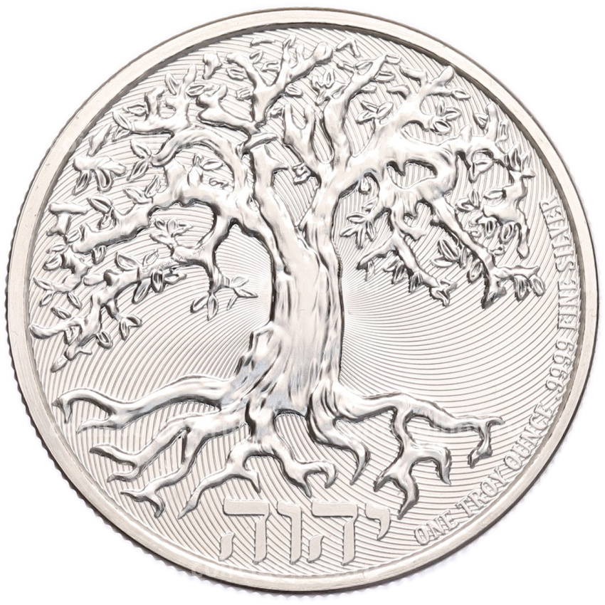 Монета 2 доллара 2023 года Ниуэ «Дерево жизни»