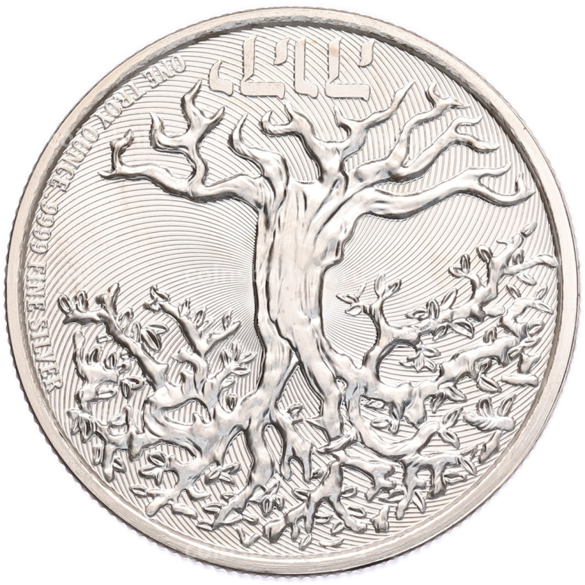 Монета 2 доллара 2023 года Ниуэ «Дерево жизни»