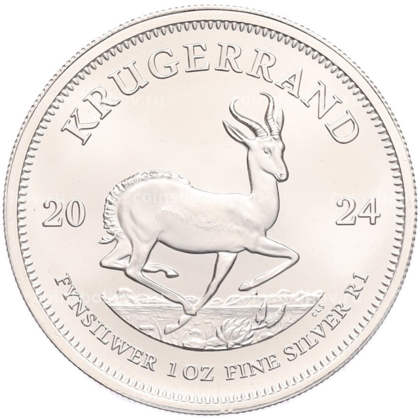Монета 1 крюгеррэнд 2024 года ЮАР
