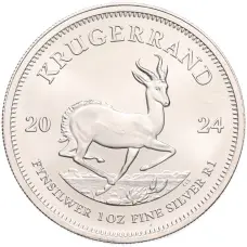 Монета 1 крюгеррэнд 2024 года ЮАР (аверс)