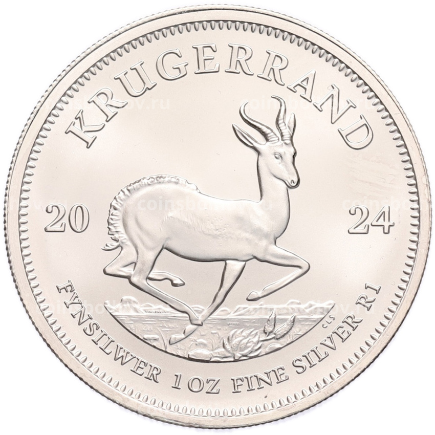 Монета 1 крюгеррэнд 2024 года ЮАР