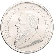 Монета 1 крюгеррэнд 2024 года ЮАР (реверс)