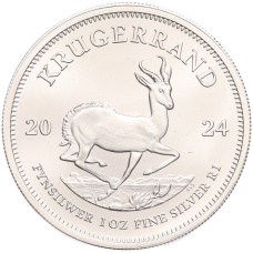 Монета 1 крюгеррэнд 2024 года ЮАР (аверс)