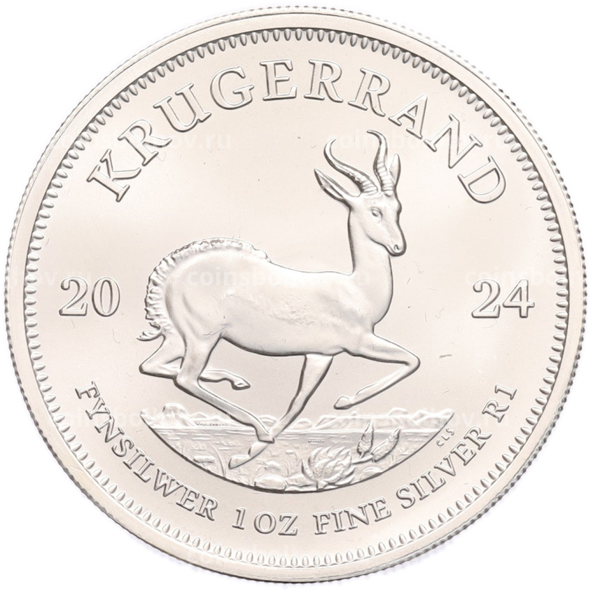 Монета 1 крюгеррэнд 2024 года ЮАР