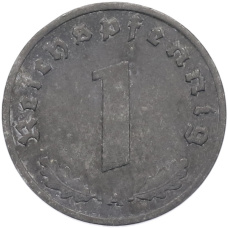 Монета 1 рейхспфенниг 1942 года A Германия (реверс)