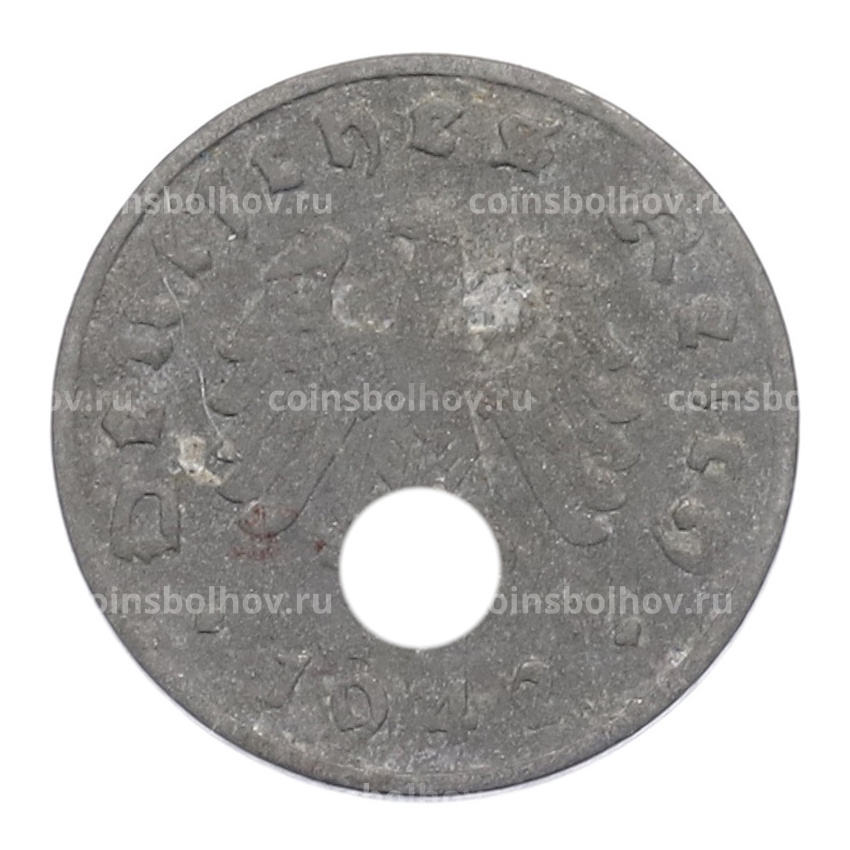 Монета 1 рейхспфенниг 1942 года A Германия