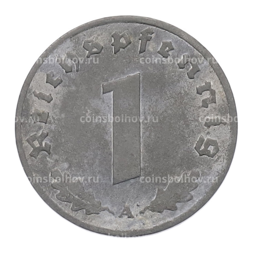 Монета 1 рейхспфенниг 1942 года A Германия (вид 2)