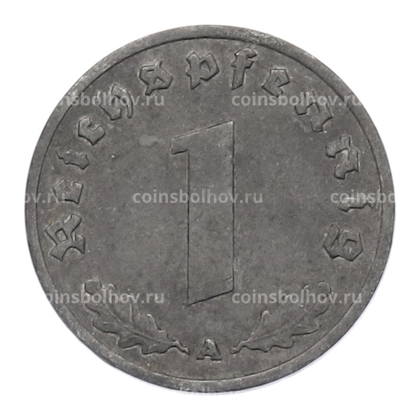 Монета 1 рейхспфенниг 1942 года A Германия (вид 2)