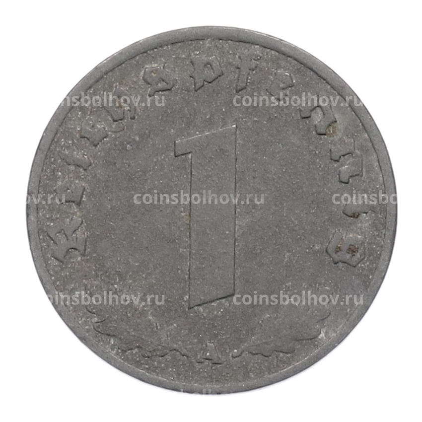 Монета 1 рейхспфенниг 1942 года A Германия (вид 2)