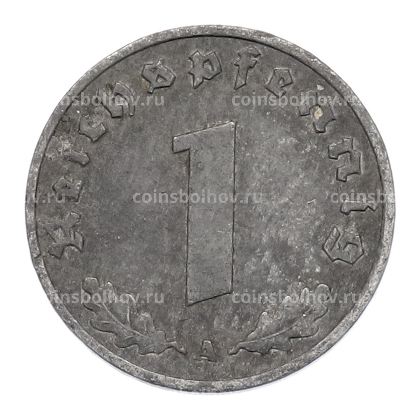 Монета 1 рейхспфенниг 1942 года A Германия (вид 2)