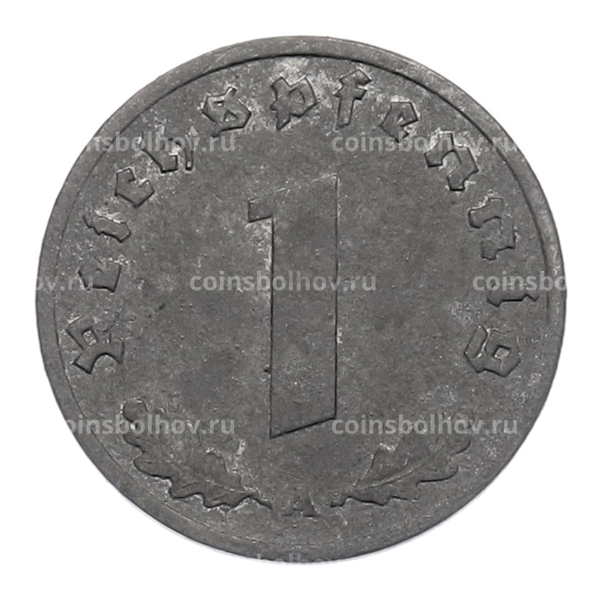 Монета 1 рейхспфенниг 1942 года A Германия (вид 2)