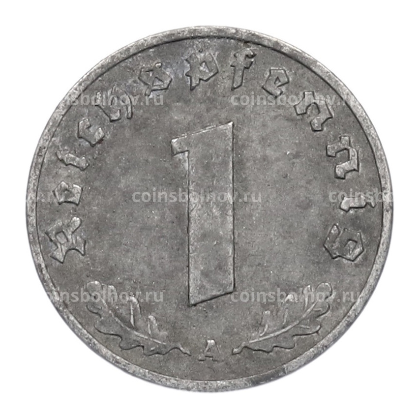 Монета 1 рейхспфенниг 1942 года A Германия (вид 2)