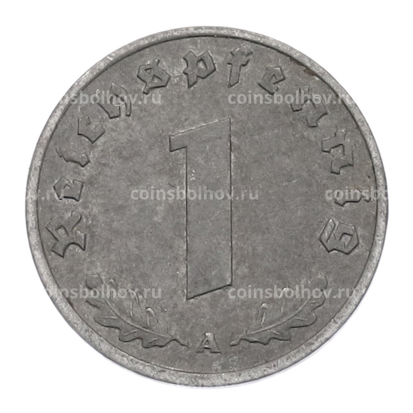 Монета 1 рейхспфенниг 1942 года A Германия (вид 2)