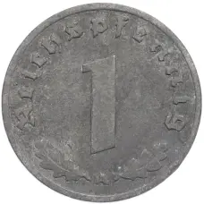 Монета 1 рейхспфенниг 1942 года A Германия (реверс)