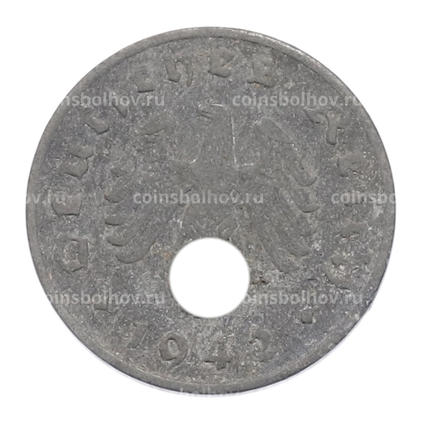 Монета 1 рейхспфенниг 1942 года A Германия