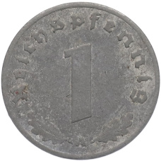 Монета 1 рейхспфенниг 1942 года A Германия (реверс)