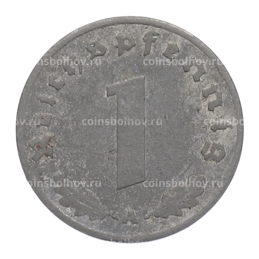 Монета 1 рейхспфенниг 1942 года A Германия (вид 2)