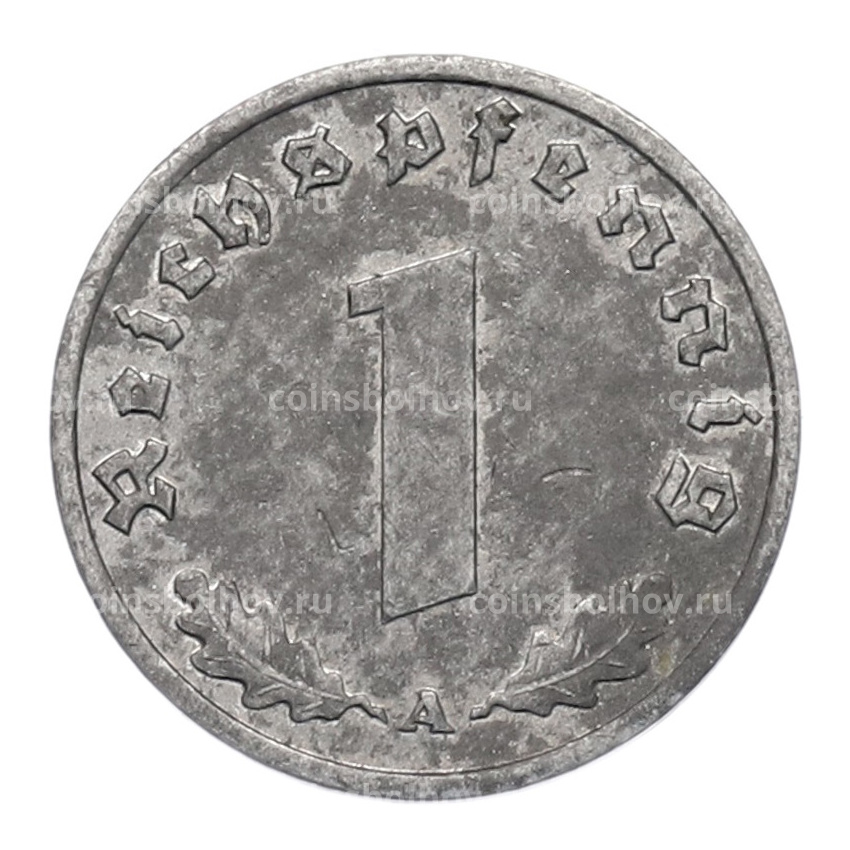 Монета 1 рейхспфенниг 1942 года A Германия (вид 2)