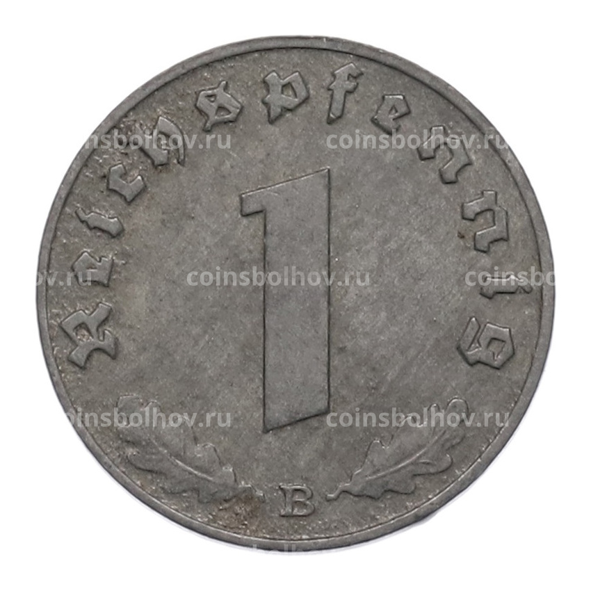 Монета 1 рейхспфенниг 1942 года B Германия (вид 2)