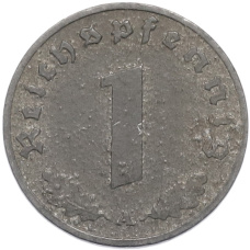 Монета 1 рейхспфенниг 1941 года A Германия (реверс)