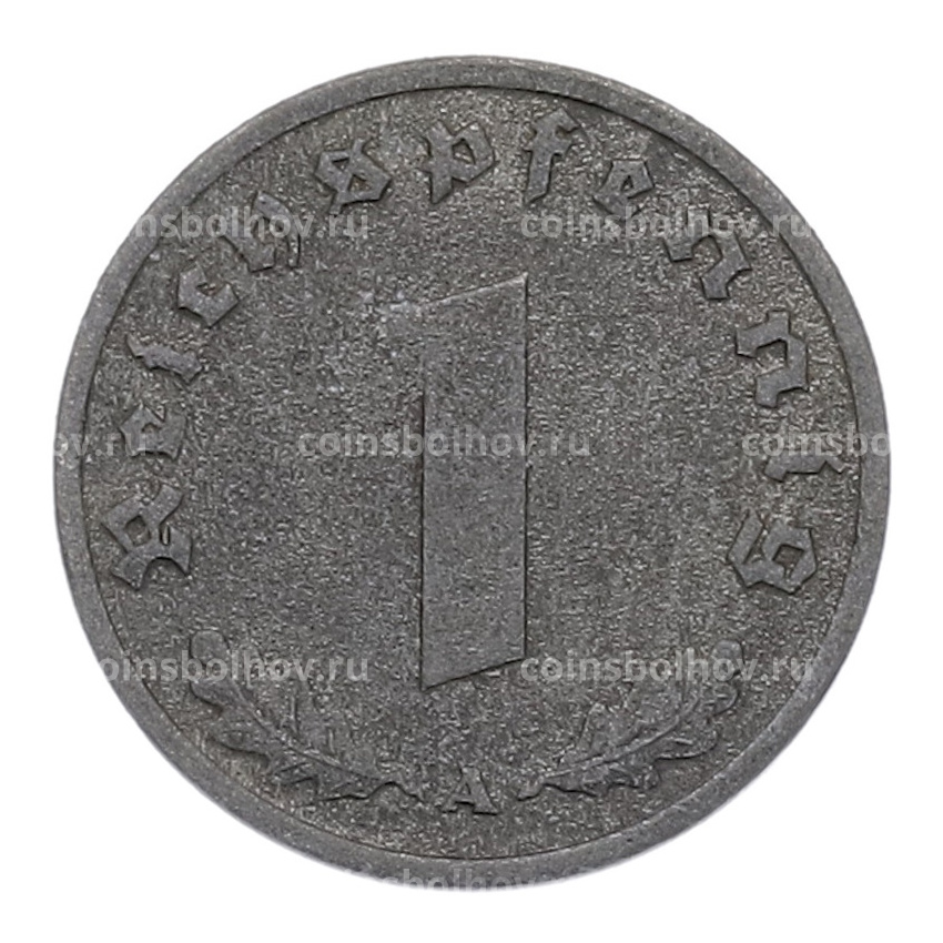 Монета 1 рейхспфенниг 1944 года A Германия (вид 2)