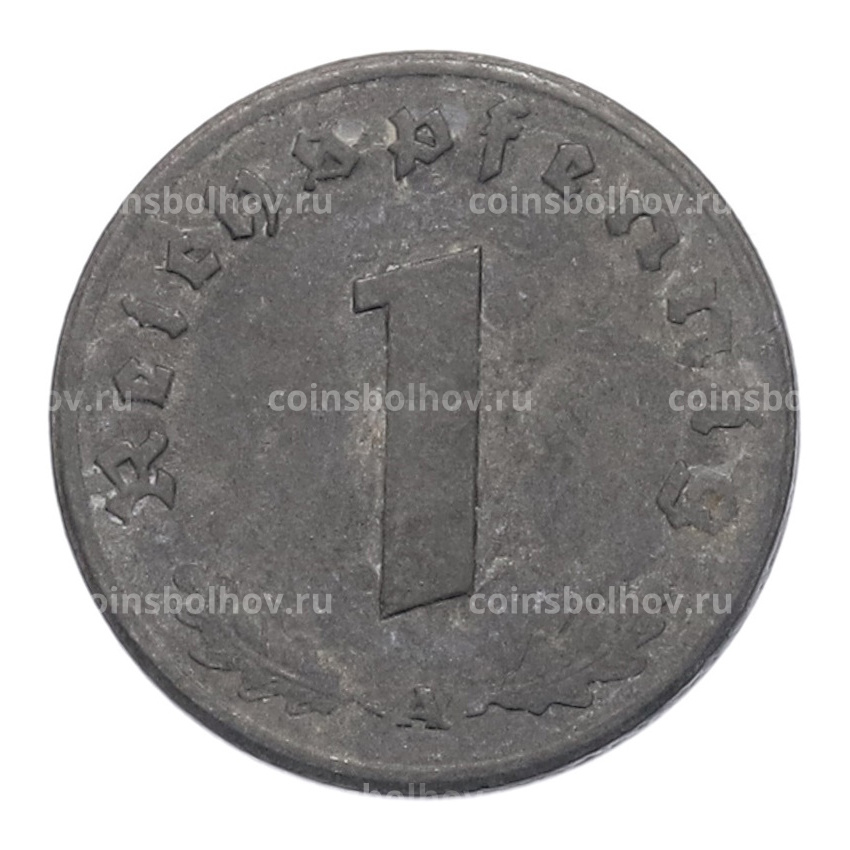 Монета 1 рейхспфенниг 1944 года A Германия (вид 2)