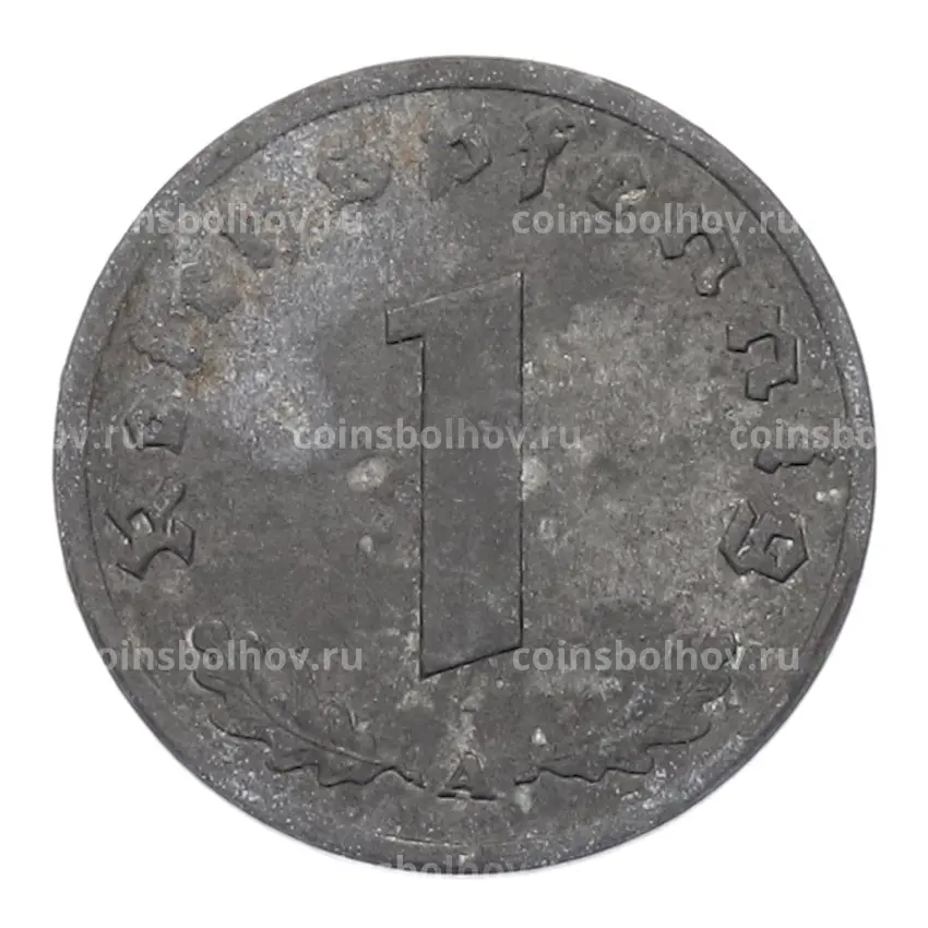 Монета 1 рейхспфенниг 1944 года A Германия (вид 2)