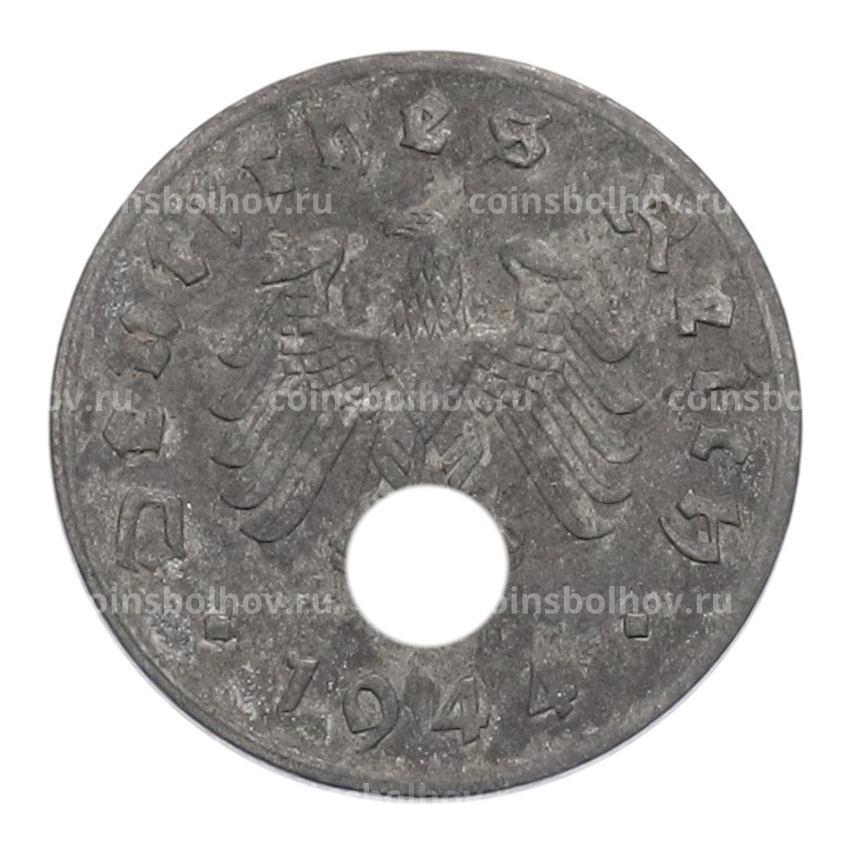 Монета 1 рейхспфенниг 1944 года A Германия