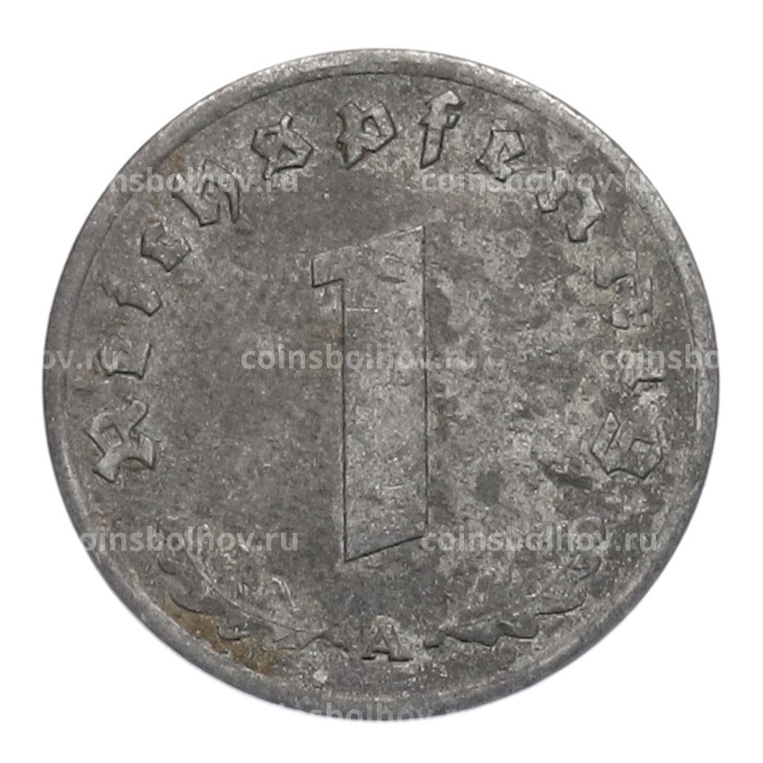 Монета 1 рейхспфенниг 1944 года A Германия (вид 2)