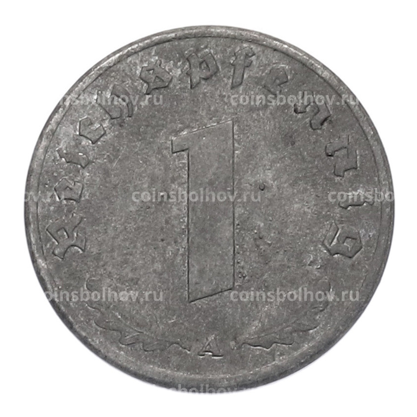 Монета 1 рейхспфенниг 1944 года A Германия (вид 2)