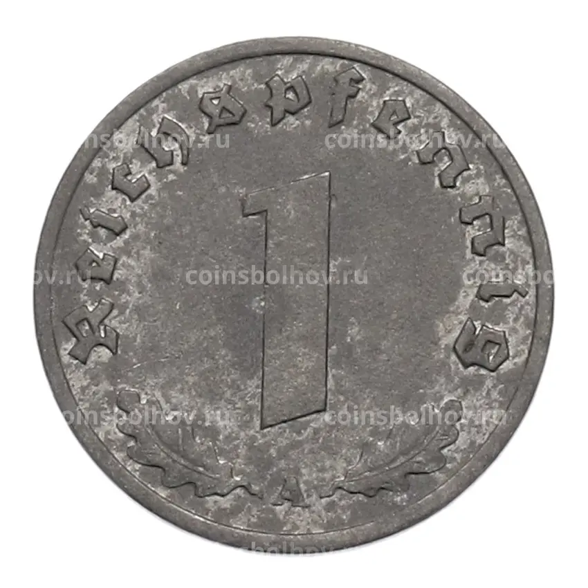 Монета 1 рейхспфенниг 1944 года A Германия (вид 2)