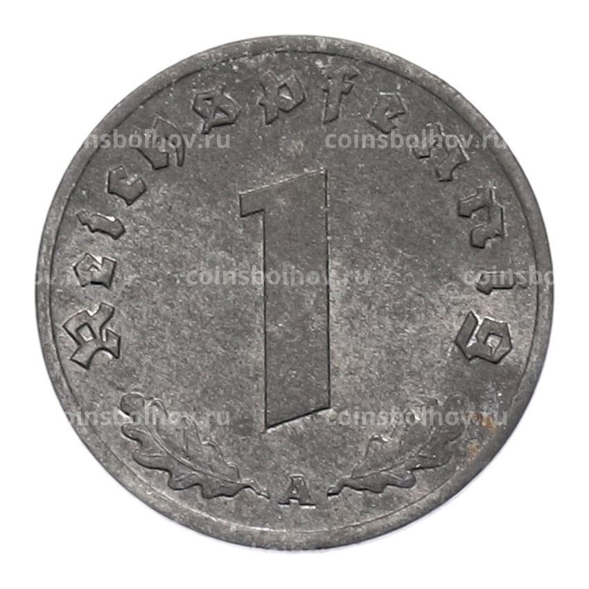 Монета 1 рейхспфенниг 1944 года A Германия (вид 2)