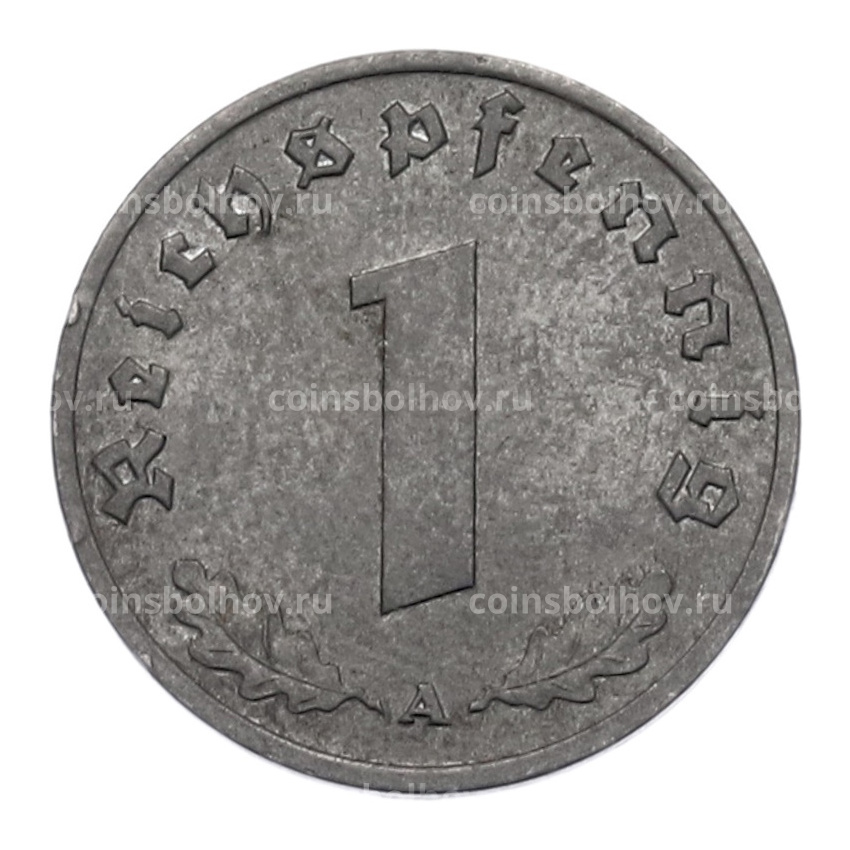 Монета 1 рейхспфенниг 1944 года A Германия (вид 2)