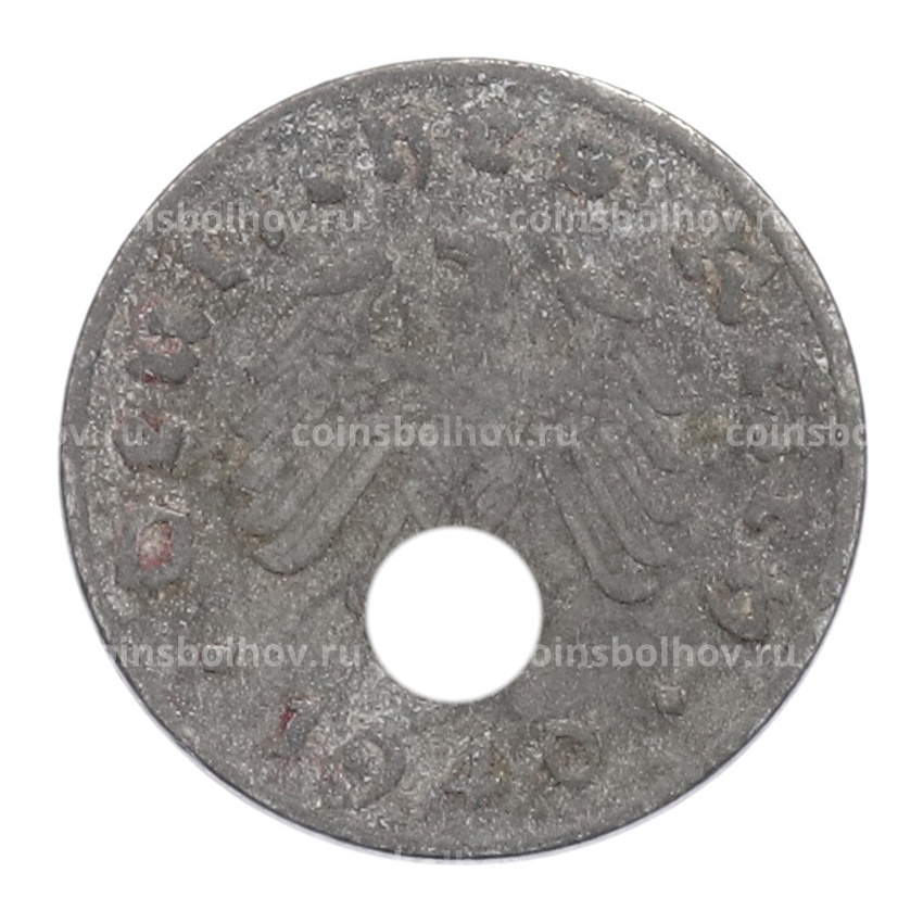 Монета 1 рейхспфенниг 1940 года G Германия