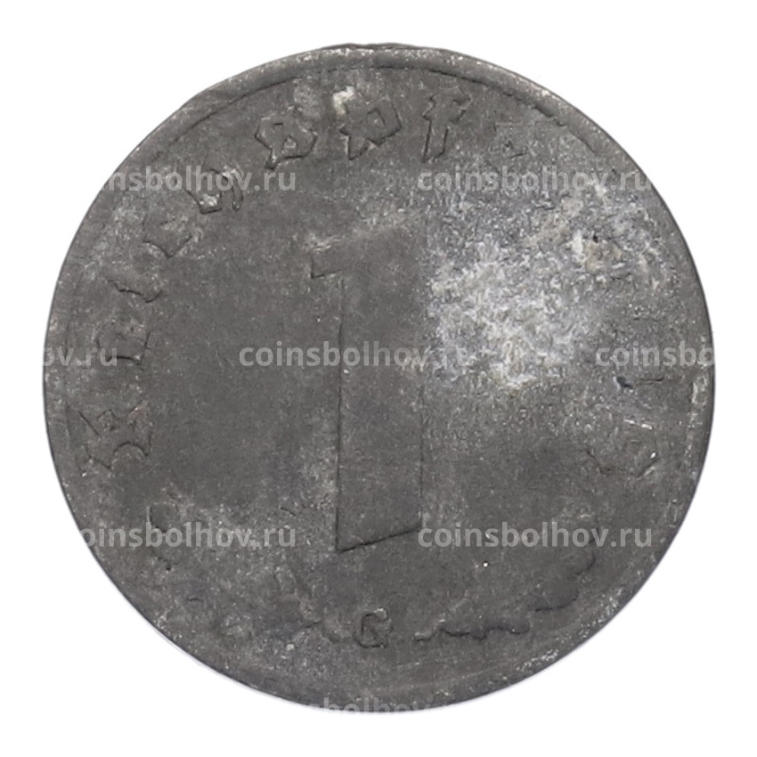 Монета 1 рейхспфенниг 1942 года G Германия (вид 2)