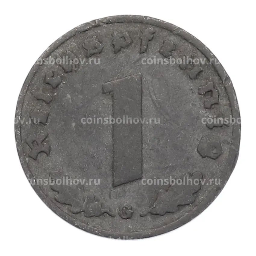 Монета 1 рейхспфенниг 1941 года G Германия (вид 2)