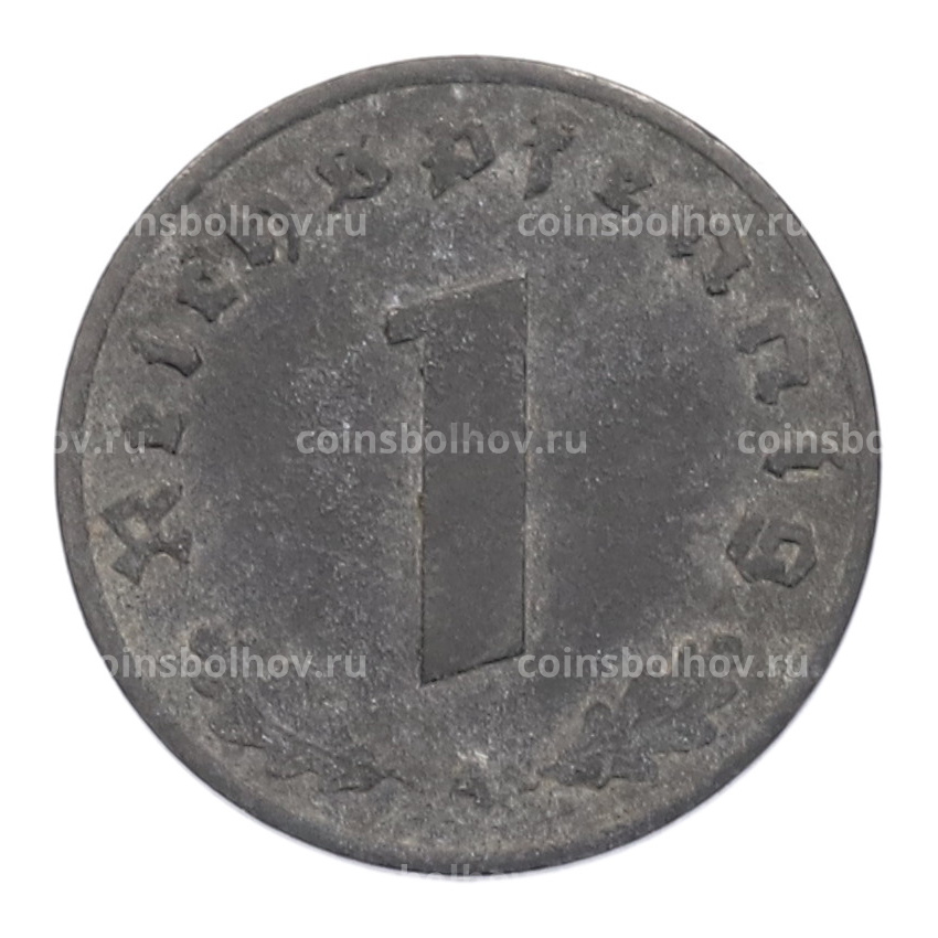 Монета 1 рейхспфенниг 1942 года A Германия (вид 2)