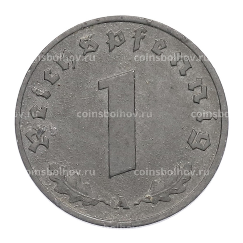 Монета 1 рейхспфенниг 1941 года A Германия (вид 2)